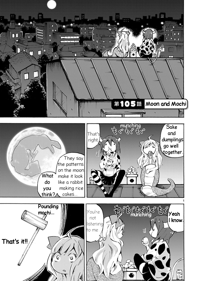 Jashin-Chan Dropkick Vol.9 Chapter 105: Moon And Mochi - Picture 1