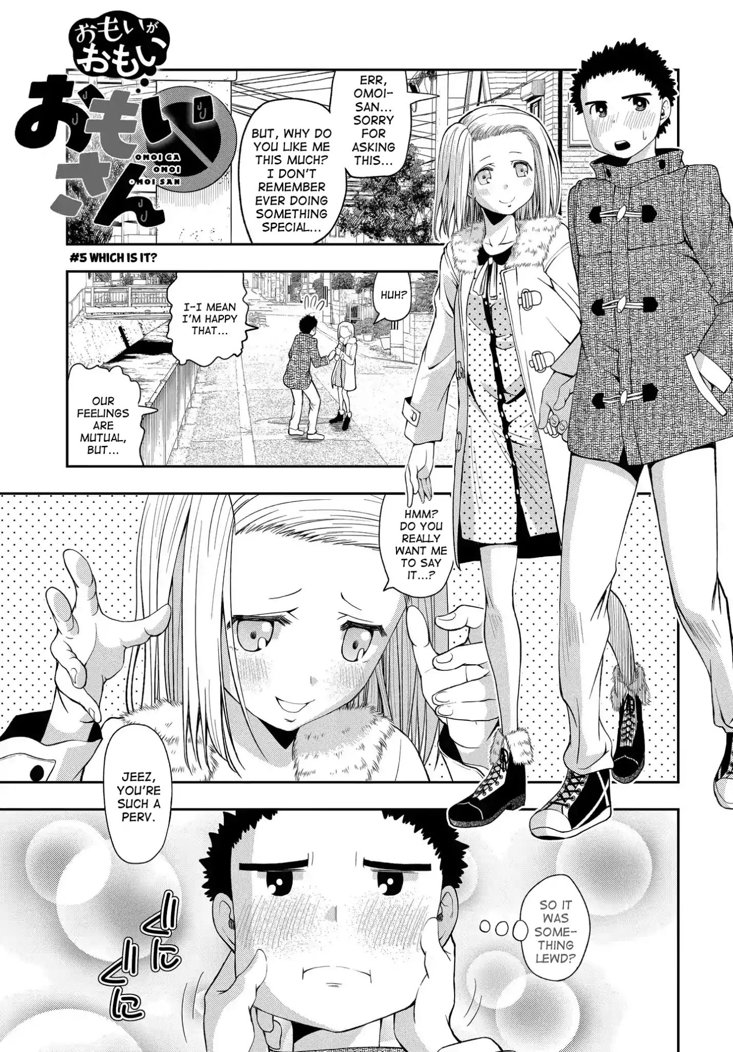 Omoi Ga Omoi Omoi-San Chapter 5: Which Is It? - Picture 1