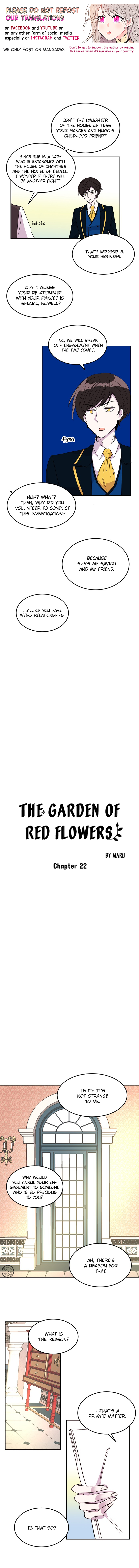 The Garden Of Red Flowers - Page 1
