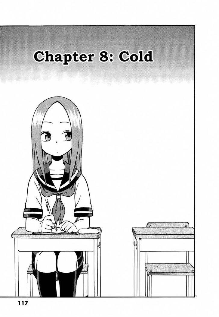 Karakai Jouzu No Takagi-San Vol.1 Chapter 8 : Cold - Picture 1