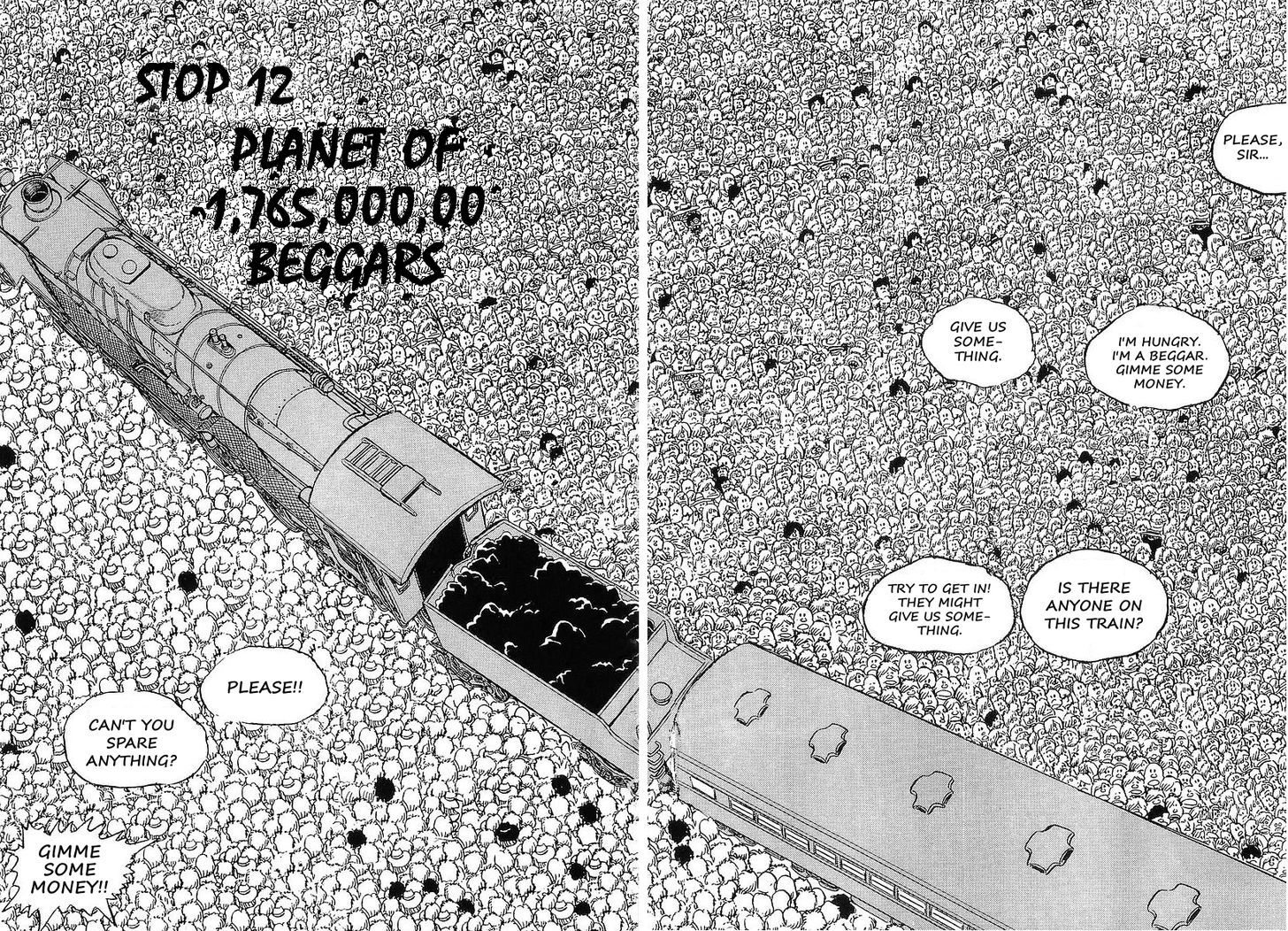 Ginga Tetsudou 999 Chapter 12 : Planet Of 1,765,000,000 Beggars - Picture 3