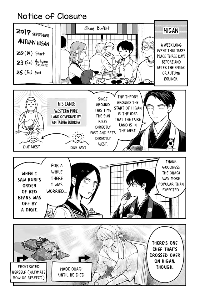Buddha Cafe Chapter 109: Notice Of Closure - Picture 1
