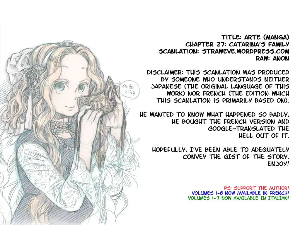 Arte Vol.6 Chapter 27: Catarina's Family - Picture 1