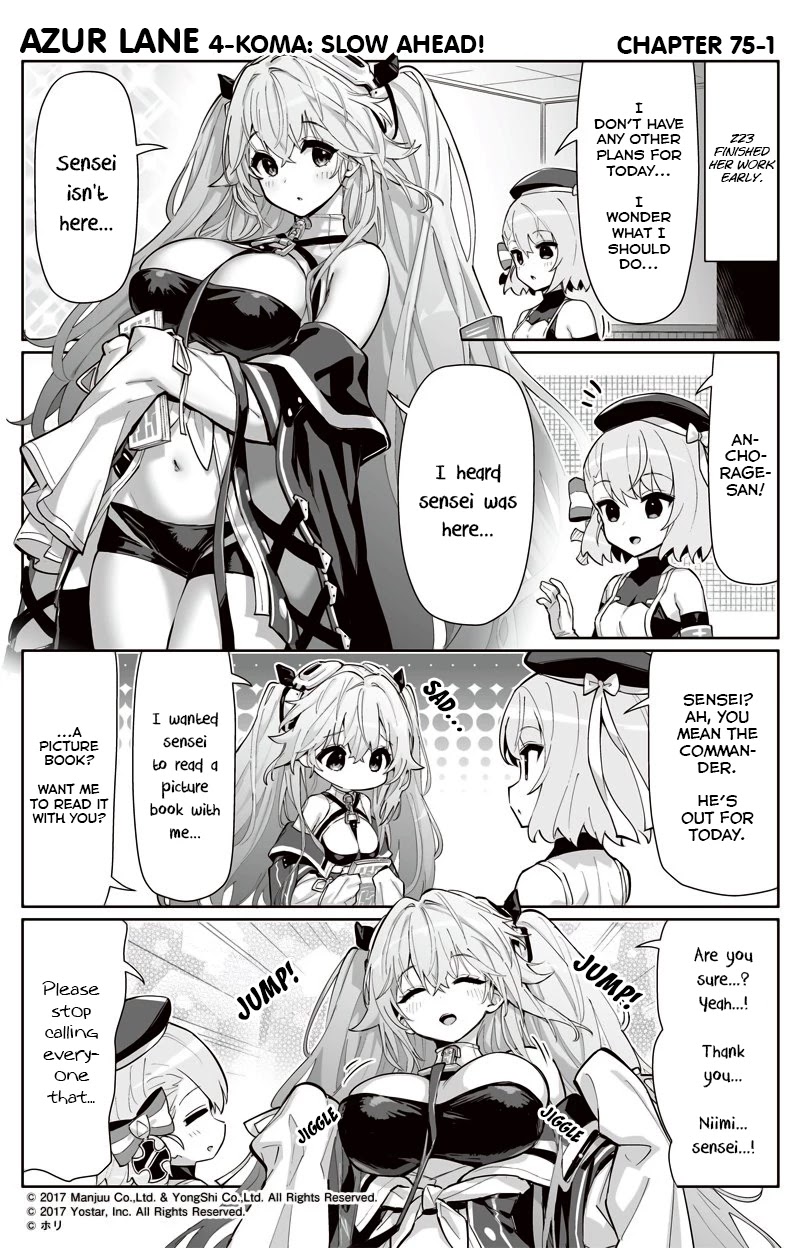 Azur Lane 4-Koma: Slow Ahead Chapter 75 - Picture 1
