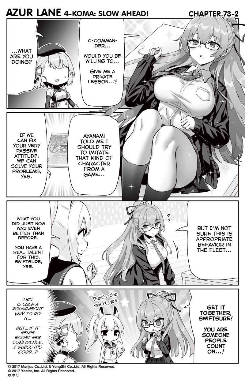 Azur Lane 4-Koma: Slow Ahead Chapter 73 - Picture 2