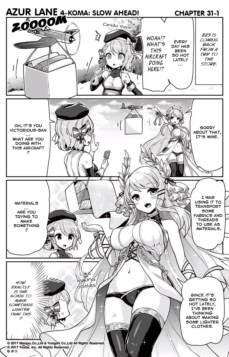 Azur Lane 4-Koma: Slow Ahead Chapter 31 - Picture 1