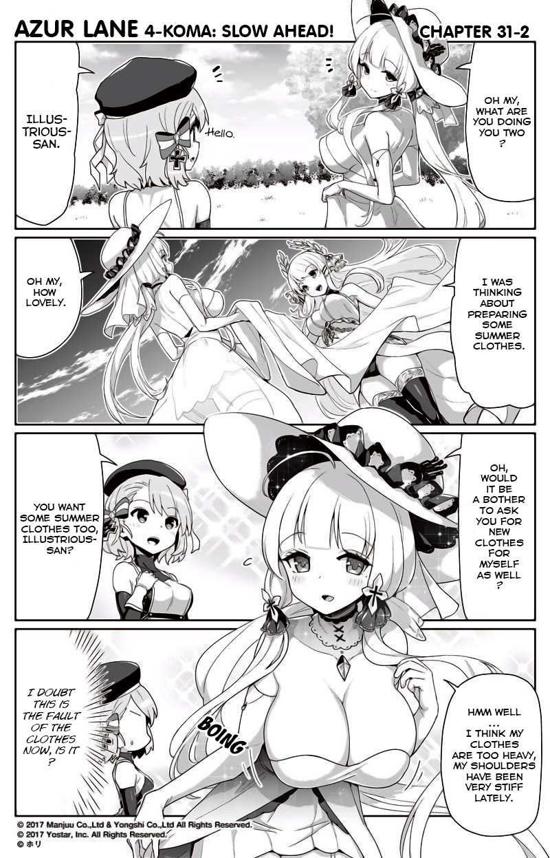 Azur Lane 4-Koma: Slow Ahead Chapter 31 - Picture 2