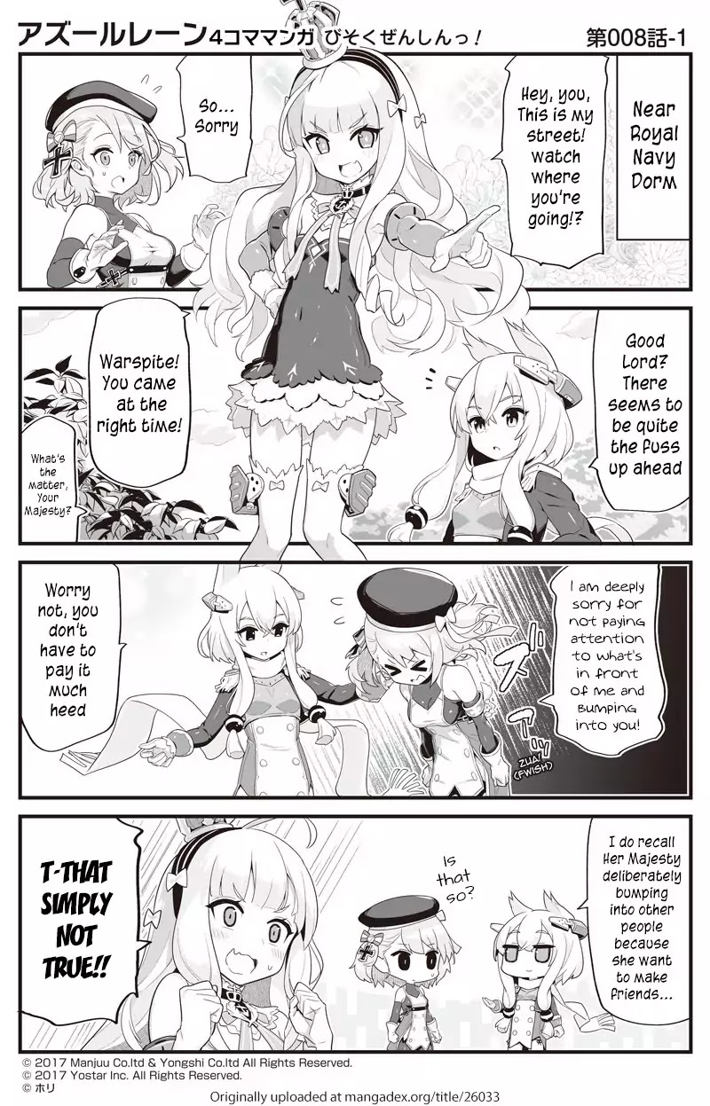 Azur Lane 4-Koma: Slow Ahead Chapter 8 - Picture 1