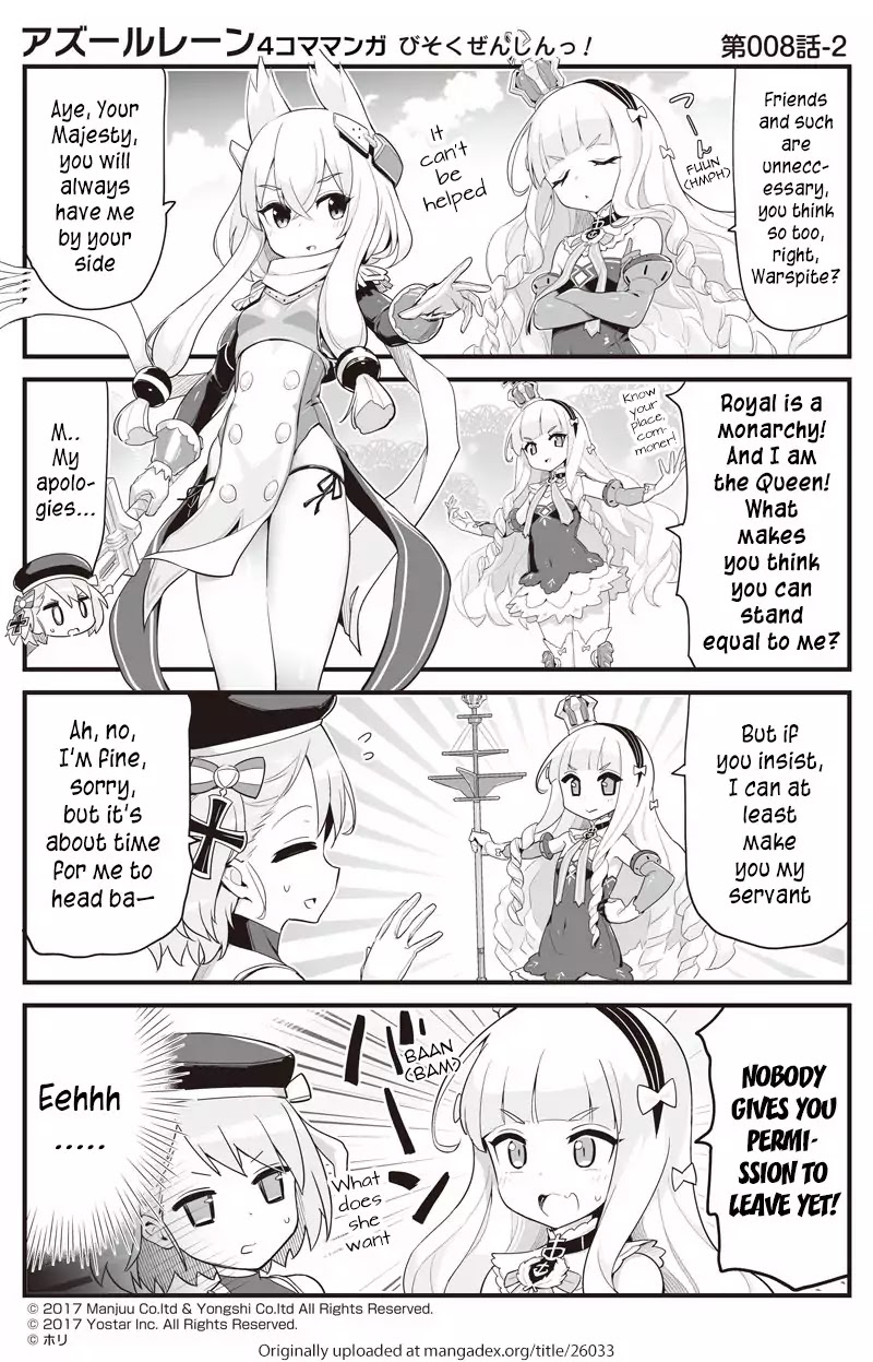 Azur Lane 4-Koma: Slow Ahead Chapter 8 - Picture 2