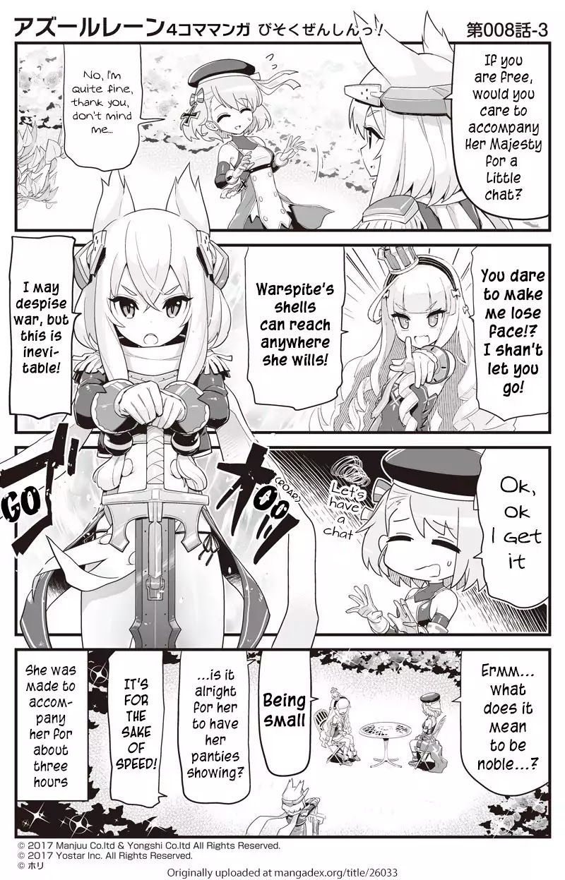 Azur Lane 4-Koma: Slow Ahead Chapter 8 - Picture 3