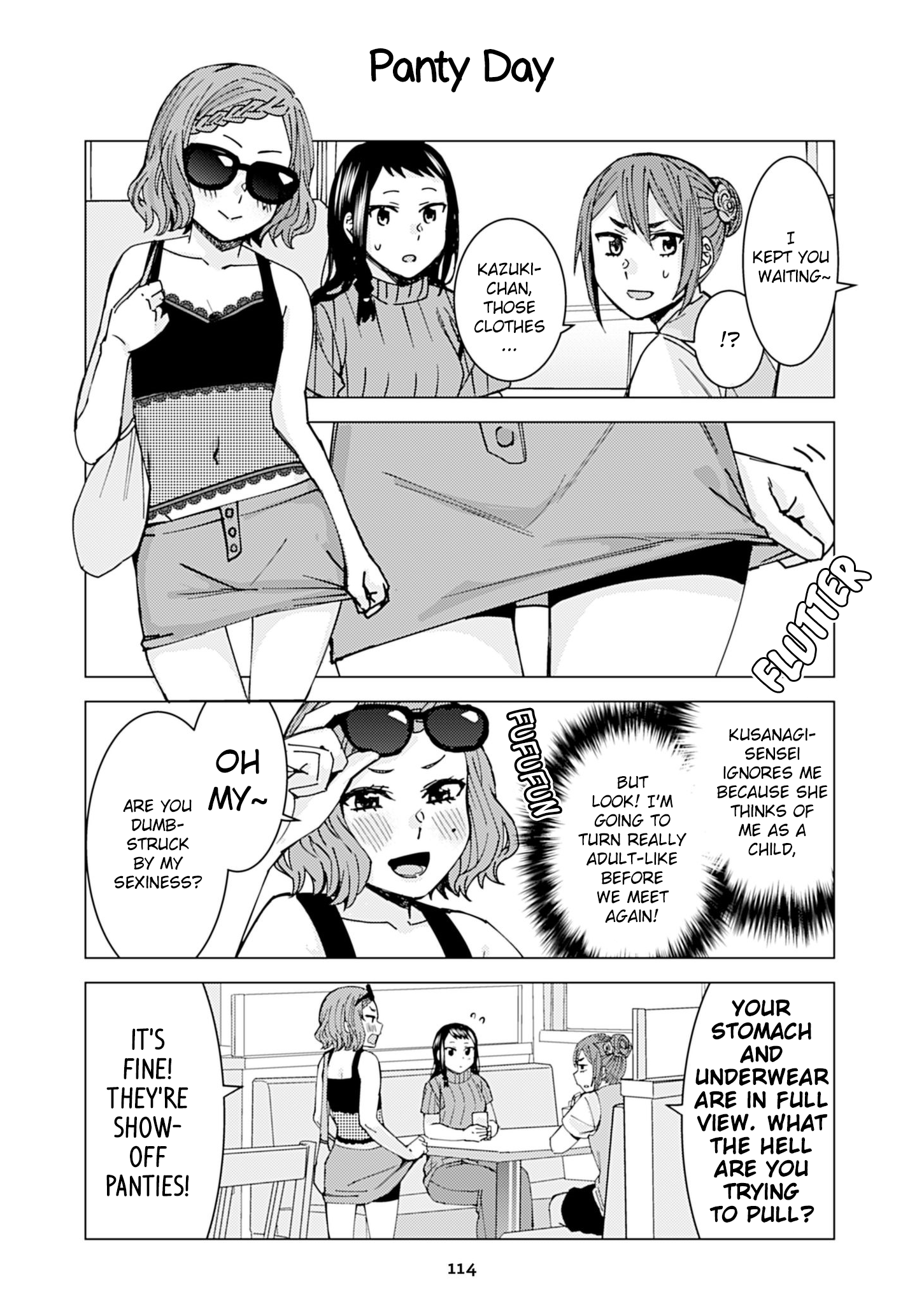 Kusanagi-Sensei Is Being Tested Vol.1 Chapter 99: Panty Day - Picture 1