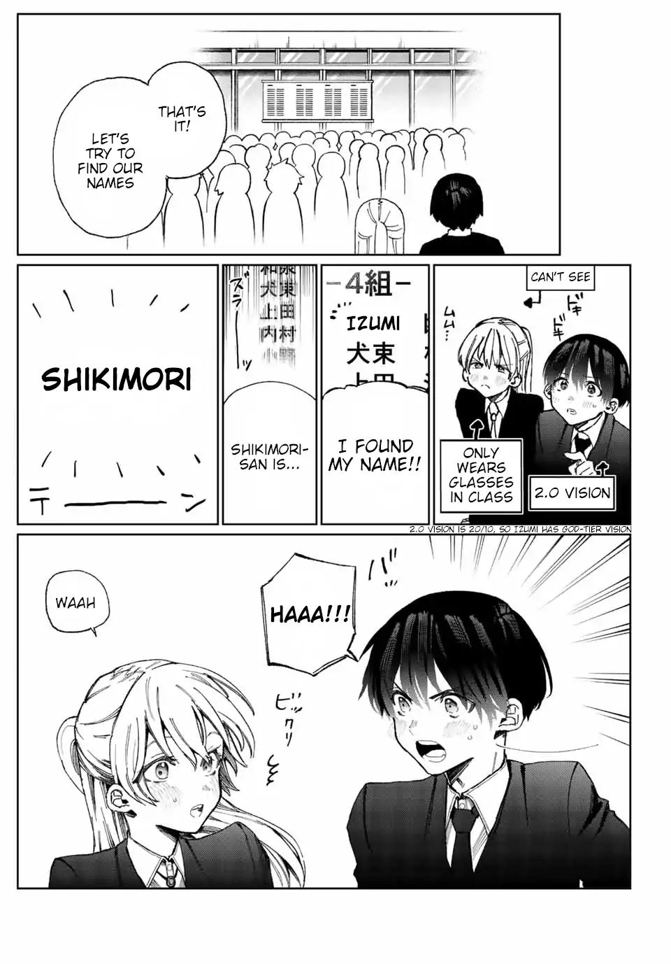 Shikimori's Not Just A Cutie Chapter 6.1 - Picture 3