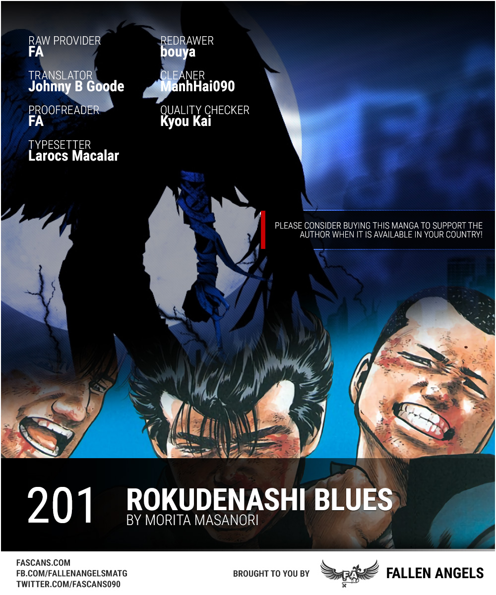Rokudenashi Blues Chapter 201 - Picture 1
