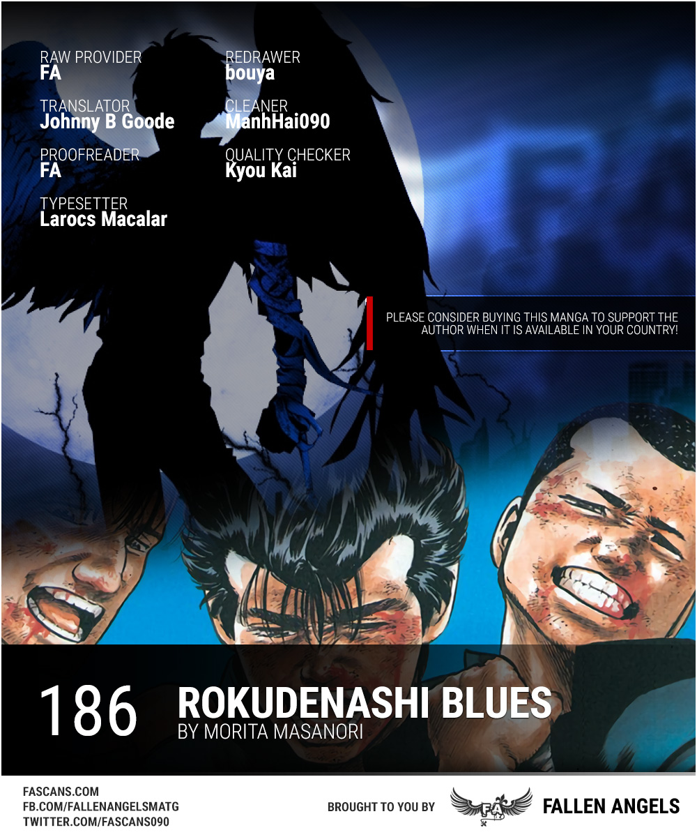 Rokudenashi Blues Chapter 186 - Picture 1