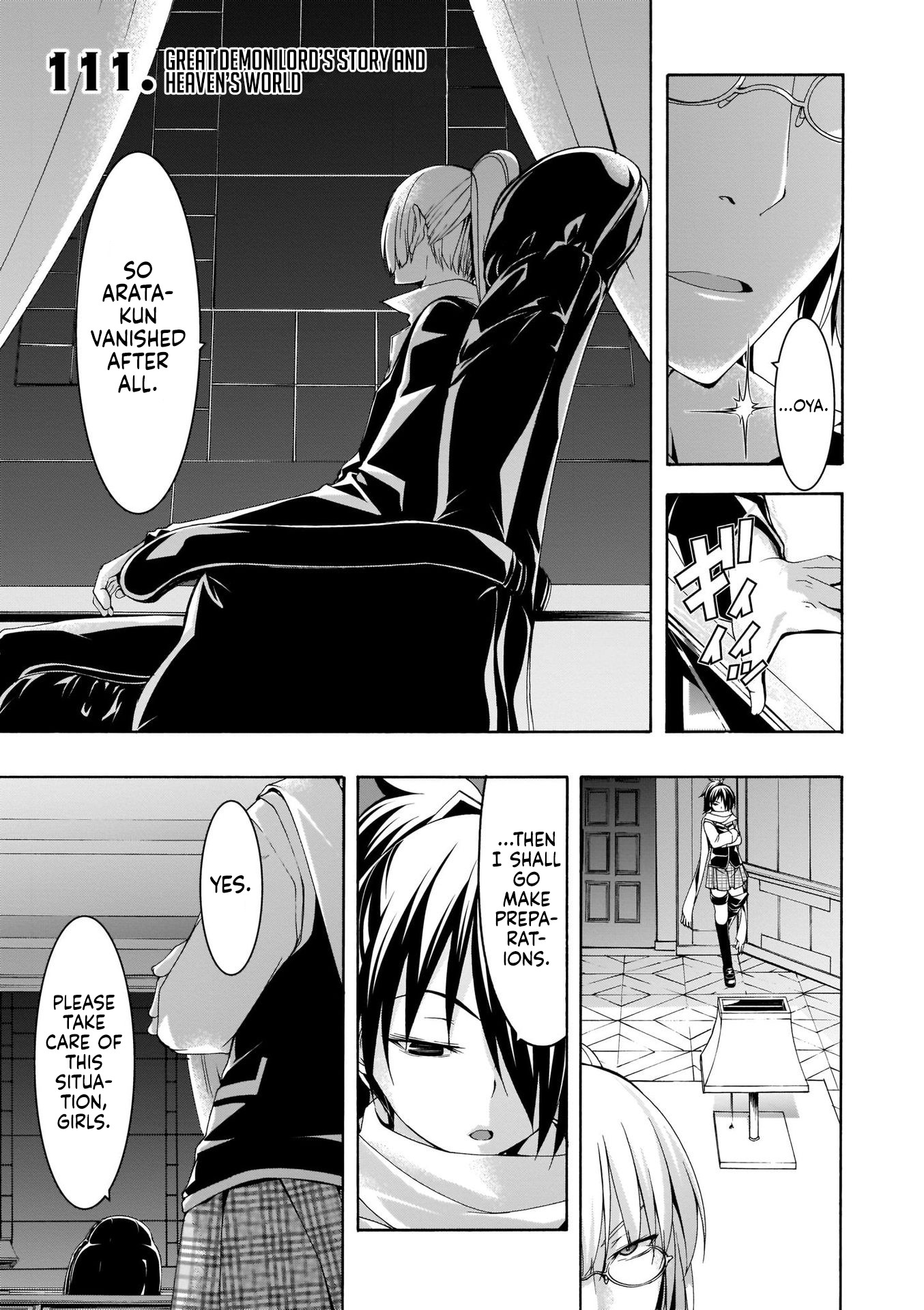 Trinity Seven: 7-Nin No Mahoutsukai Vol.24 Chapter 111: The Great Demon Lord’S Story And Heaven’S World - Picture 2