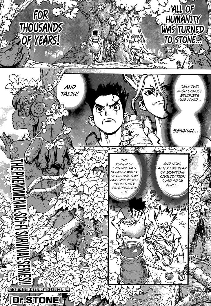 Dr. Stone Chapter 3 - Picture 1