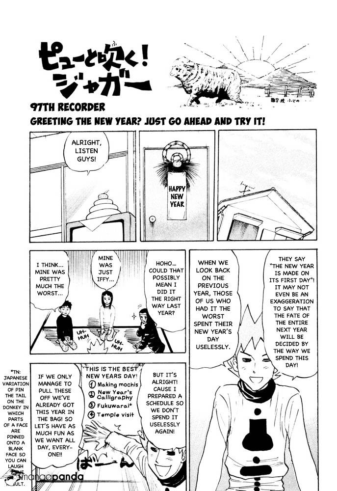 Pyu To Fuku! Jaguar Chapter 97 : Greeting The New Year? Just Go Ahead And Try It! - Picture 1