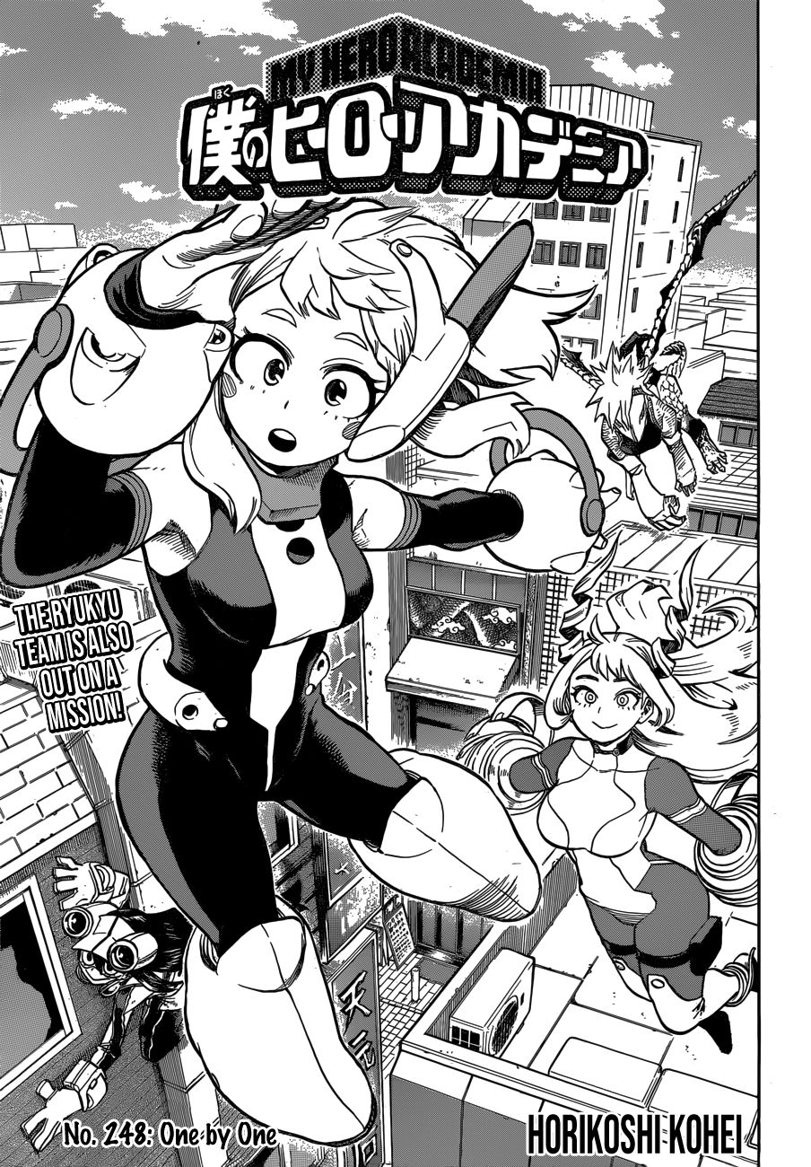 Boku No Hero Academia Chapter 248: One By One - Picture 1
