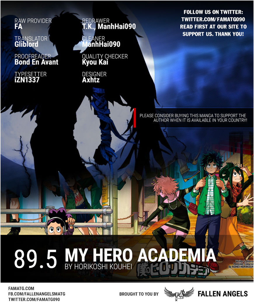 Boku No Hero Academia Chapter 89.5 : Volume 10 Omake - Picture 1