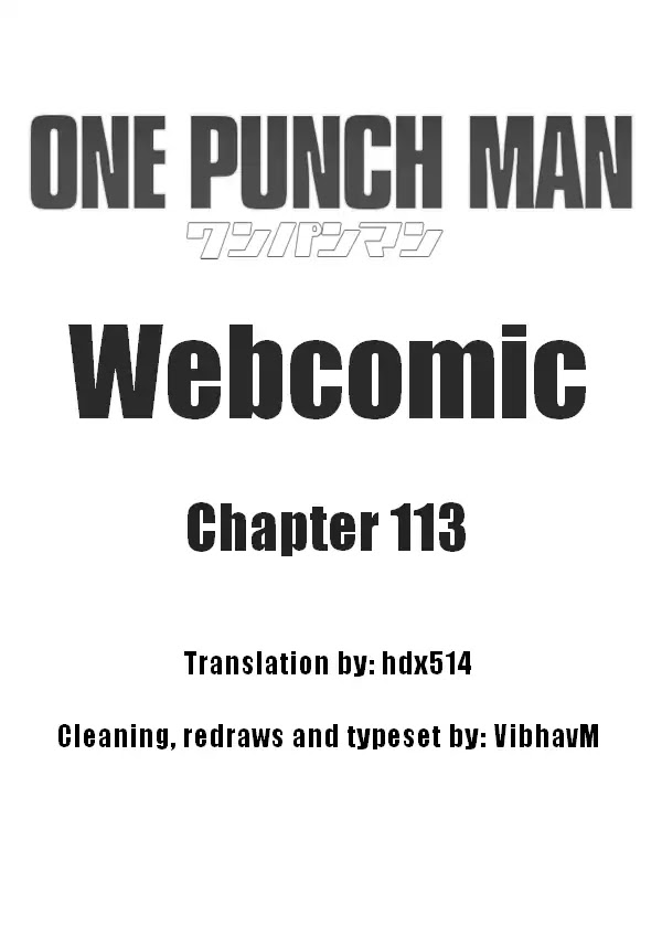 Onepunch-Man (One) Chapter 113 - Picture 1