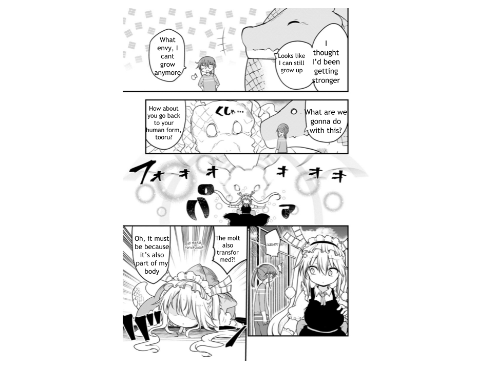 Kobayashi-San Chi No Maid Dragon Chapter 85: Tooru And Molting - Picture 3