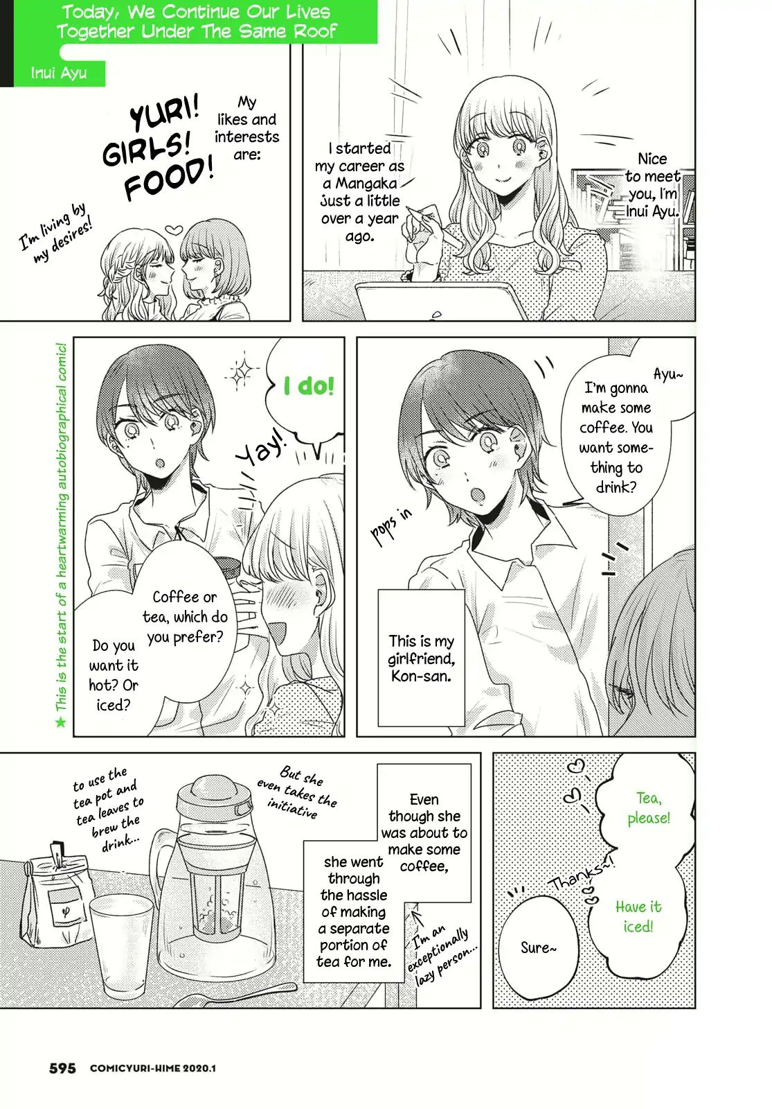 Today, We Continue Our Lives Together Under The Same Roof Chapter 1 - Picture 1