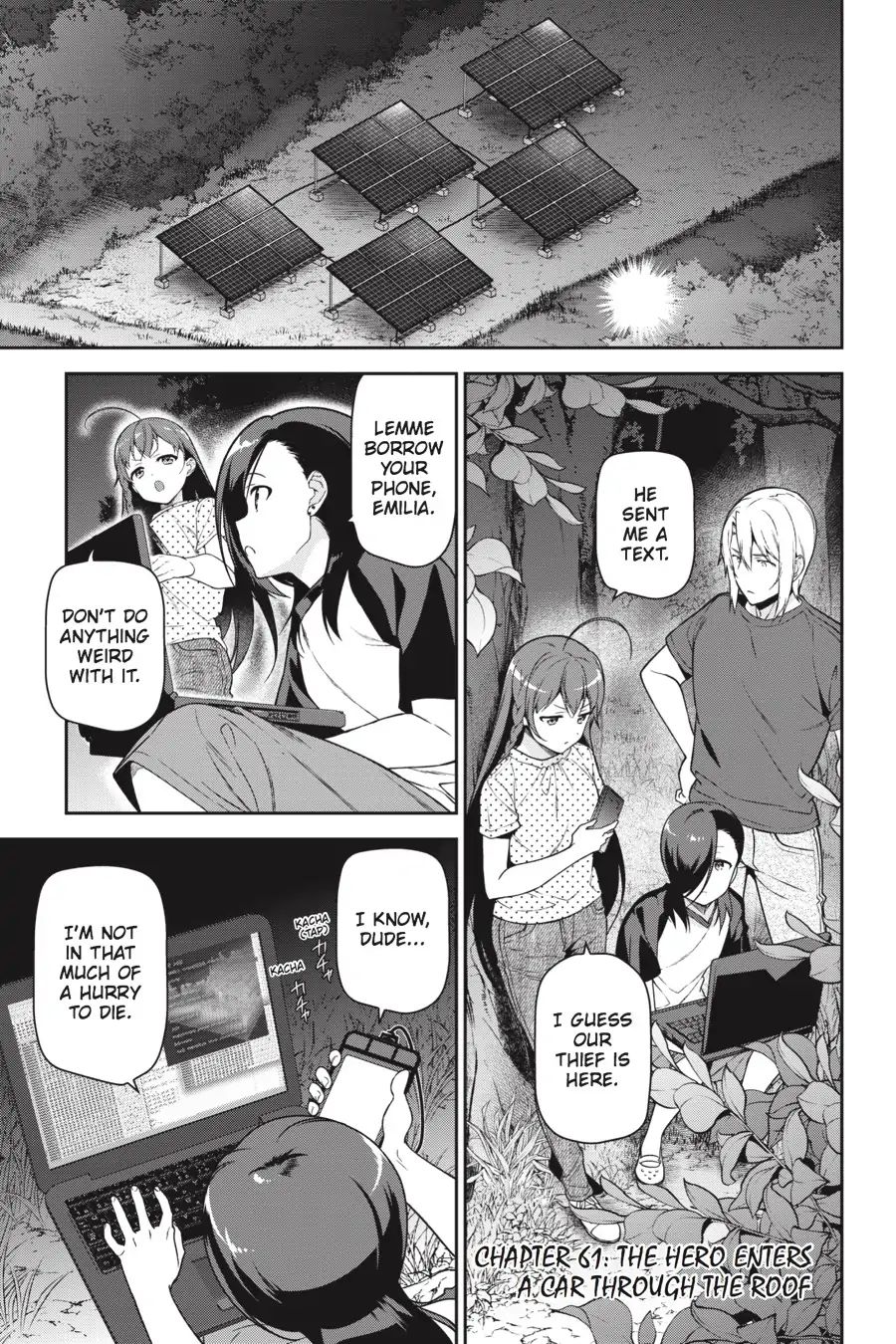 Hataraku Maou-Sama! Chapter 61: The Hero Enters A Car Through The Roof - Picture 1