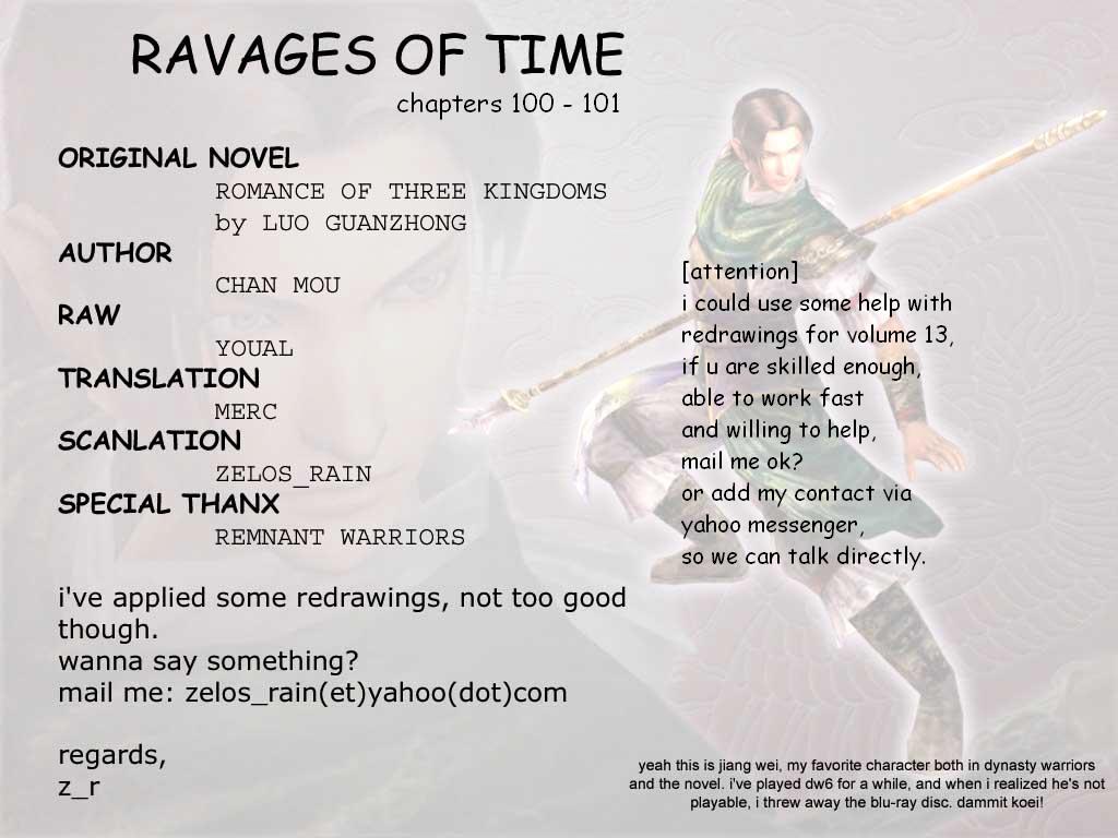 The Ravages Of Time Vol.12 Chapter 101 : Cao - Picture 1