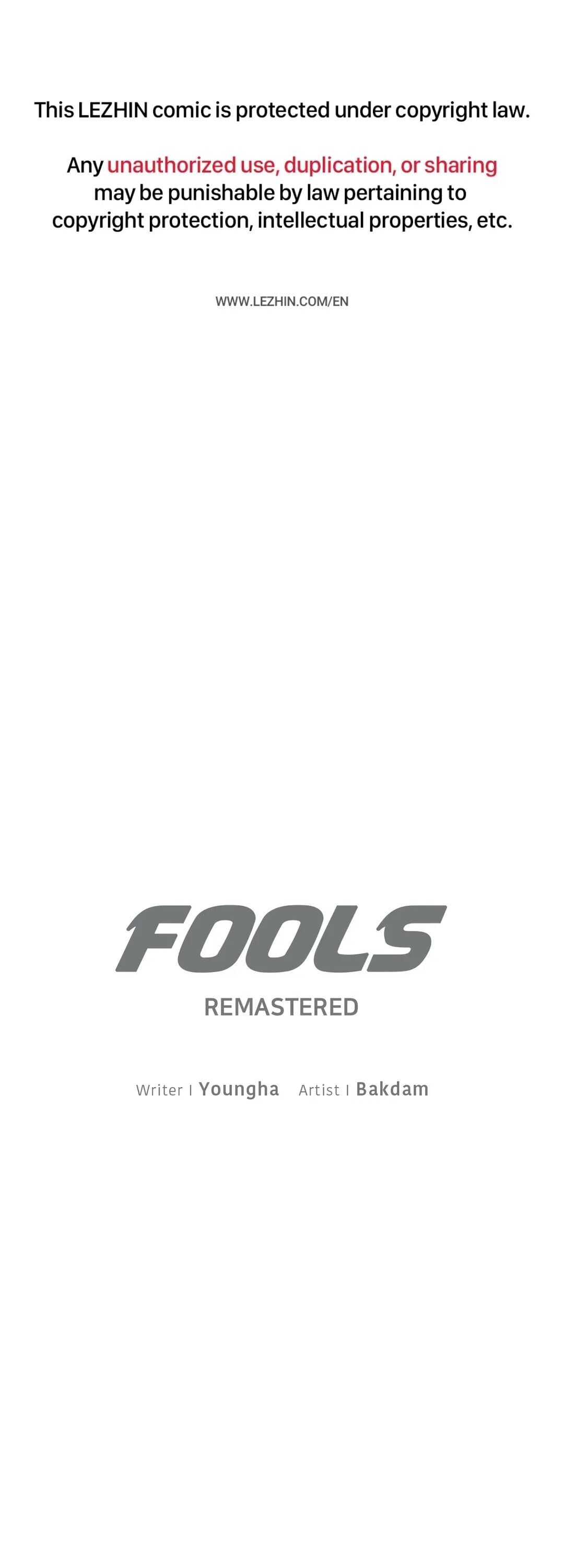 Fools Remastered - Page 1