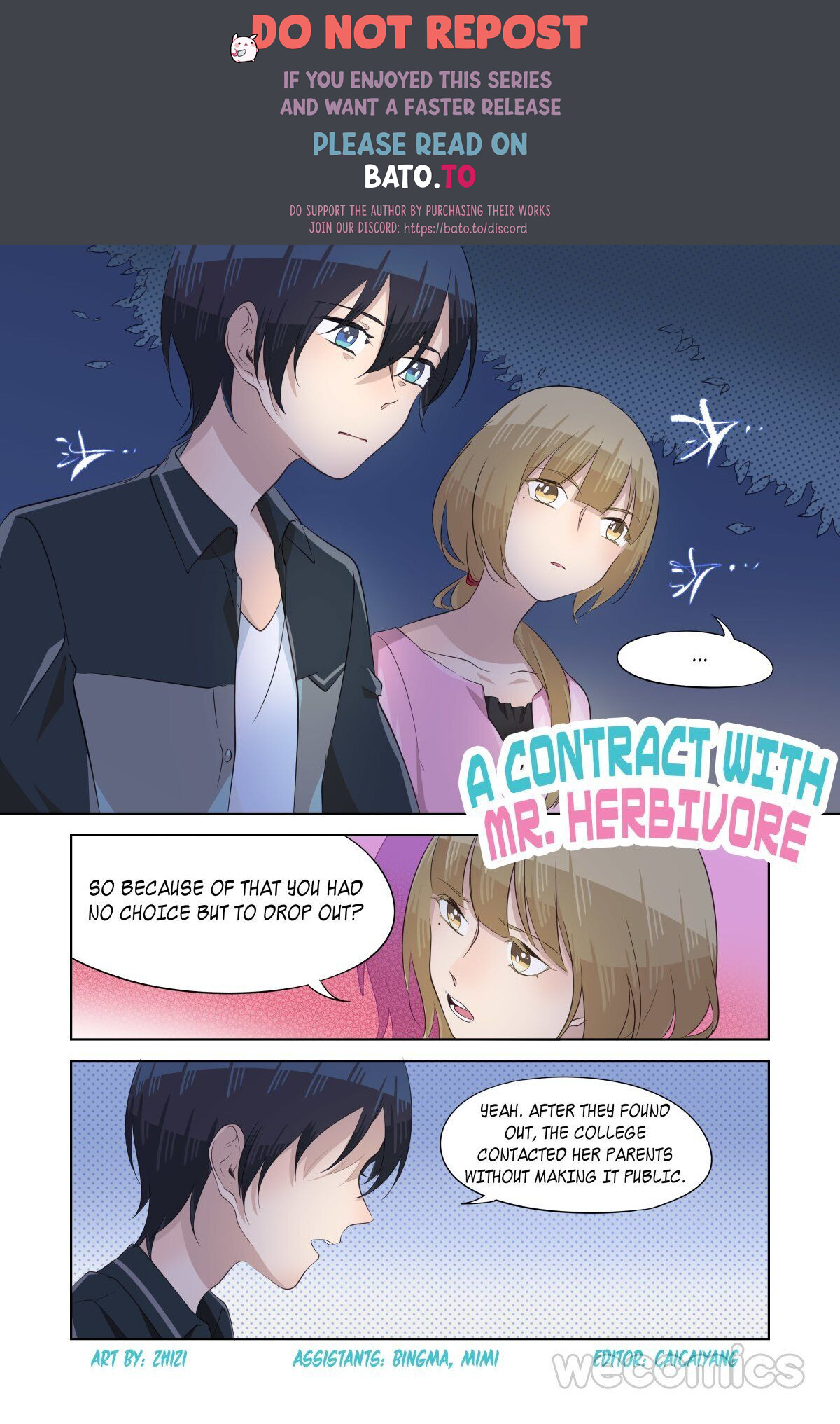 A Contract With Mr. Herbivore - Page 1