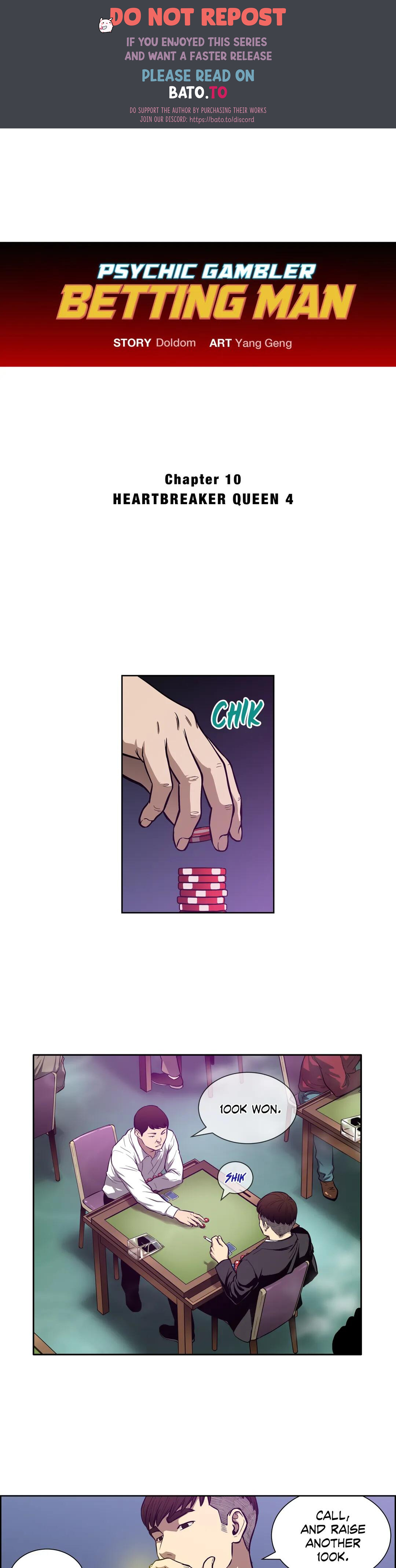 Psychic Gambler: Betting Man - Page 1