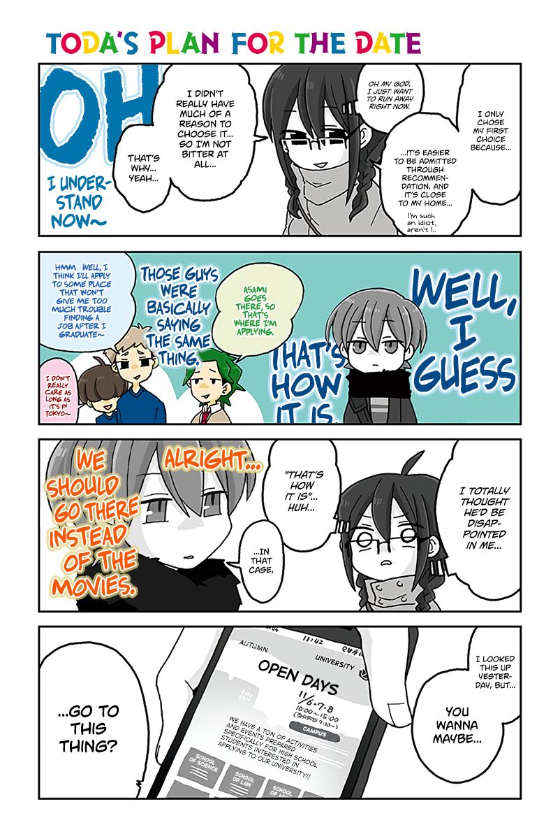 Mousou Telepathy Chapter 548 : Toda's Plan For The Date - Picture 1
