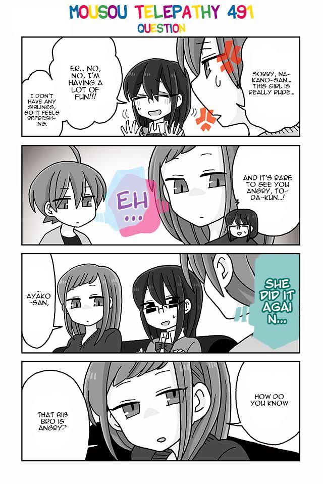 Mousou Telepathy Chapter 491 : Question - Picture 1