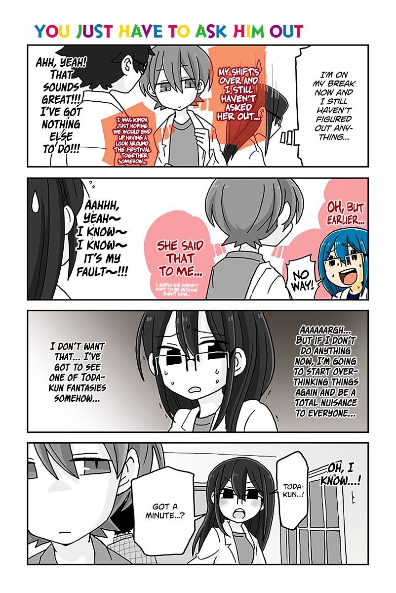 Mousou Telepathy Chapter 453 : You Just Have To Ask Him Out - Picture 1