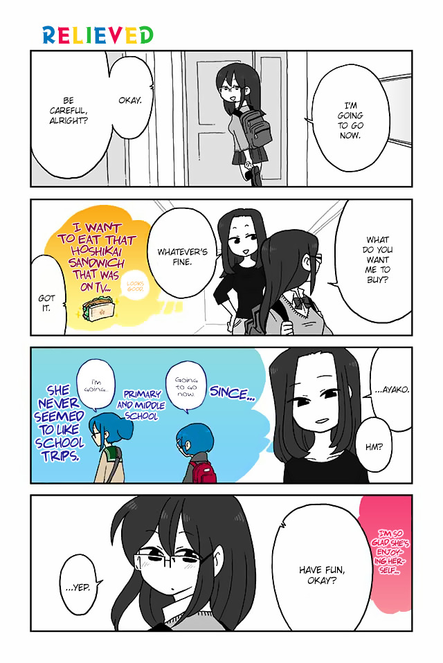 Mousou Telepathy Chapter 74 : Relieved - Picture 1