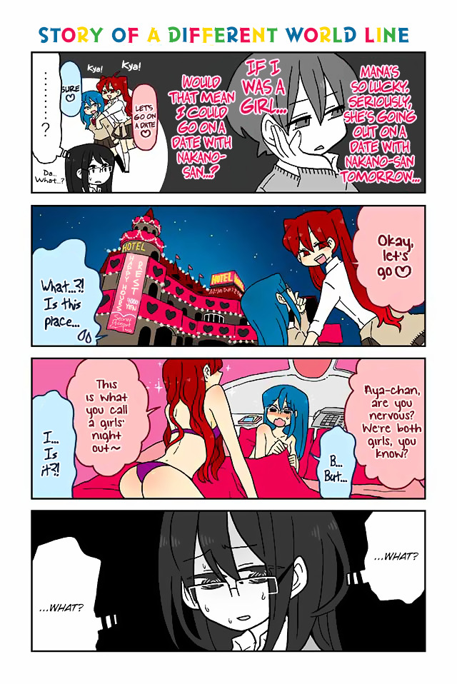 Mousou Telepathy Chapter 63 : Story Of A Different World Line - Picture 1