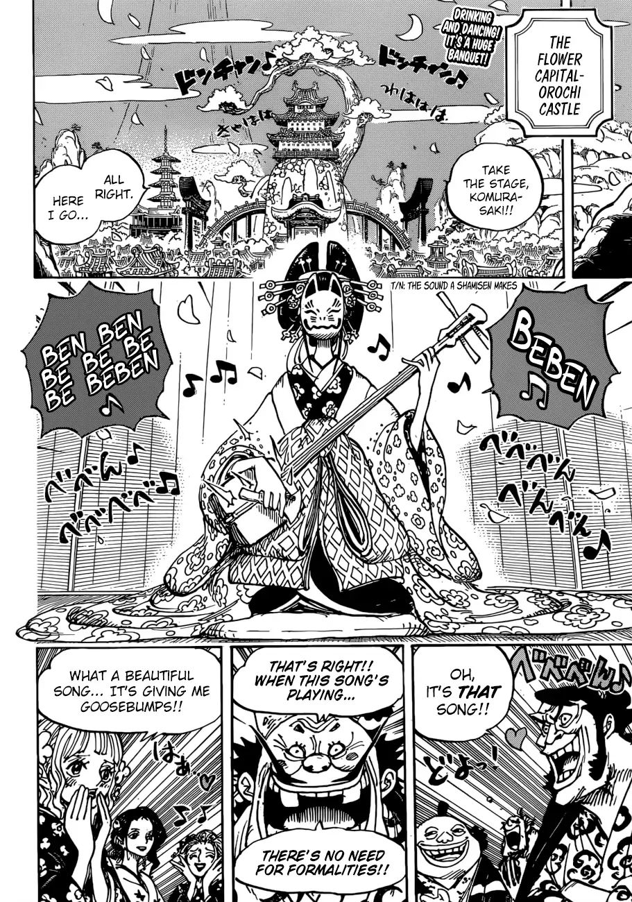 One Piece Chapter 932: The Shogun And The Courtesan - Picture 3