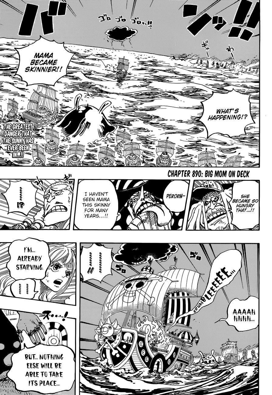 One Piece Chapter 890 - Picture 3