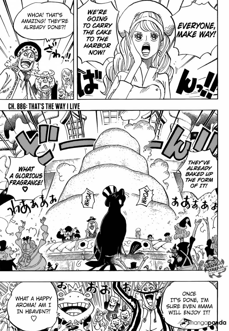One Piece Chapter 886 : That S The Way I Live - Picture 2