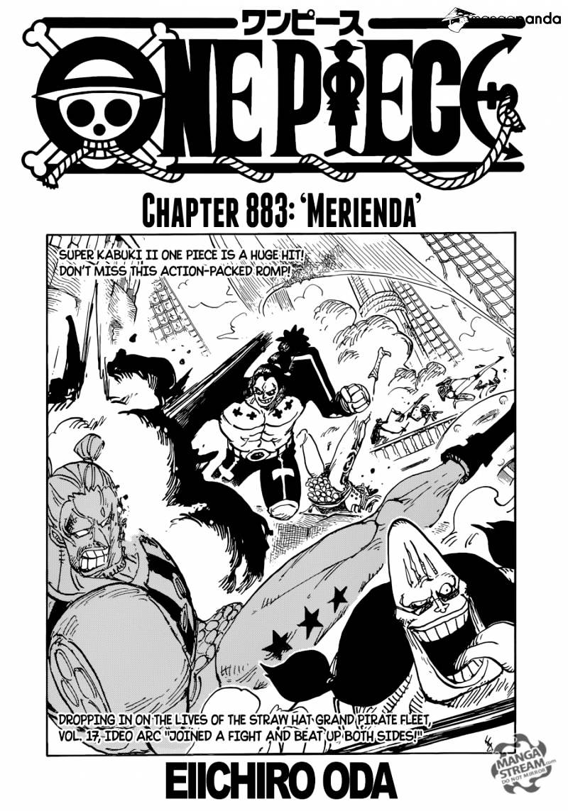 One Piece Chapter 883 : Merienda - Picture 1