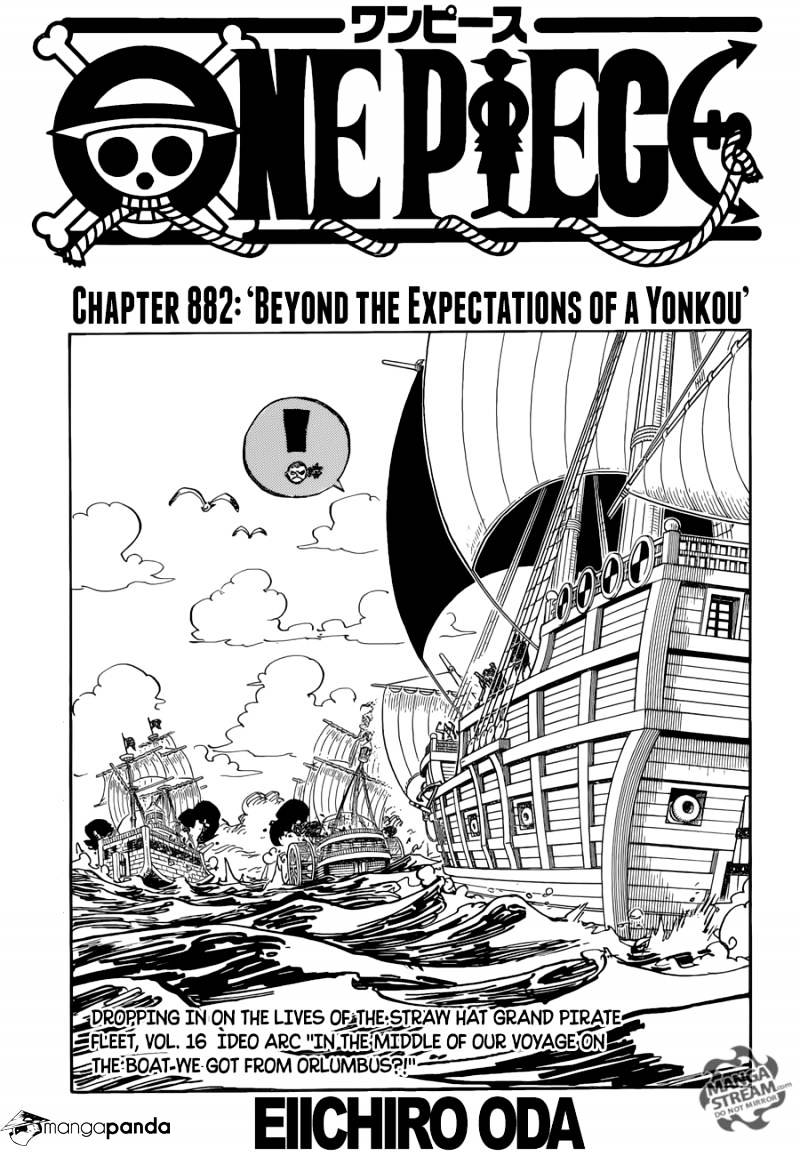 One Piece Chapter 882 : Beyond The Expectations Of A Yonkou - Picture 2