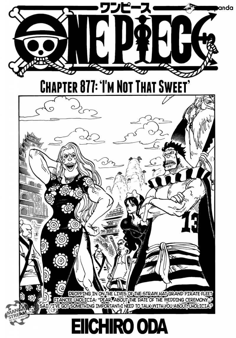 One Piece Chapter 877 : I M Not That Sweet - Picture 1