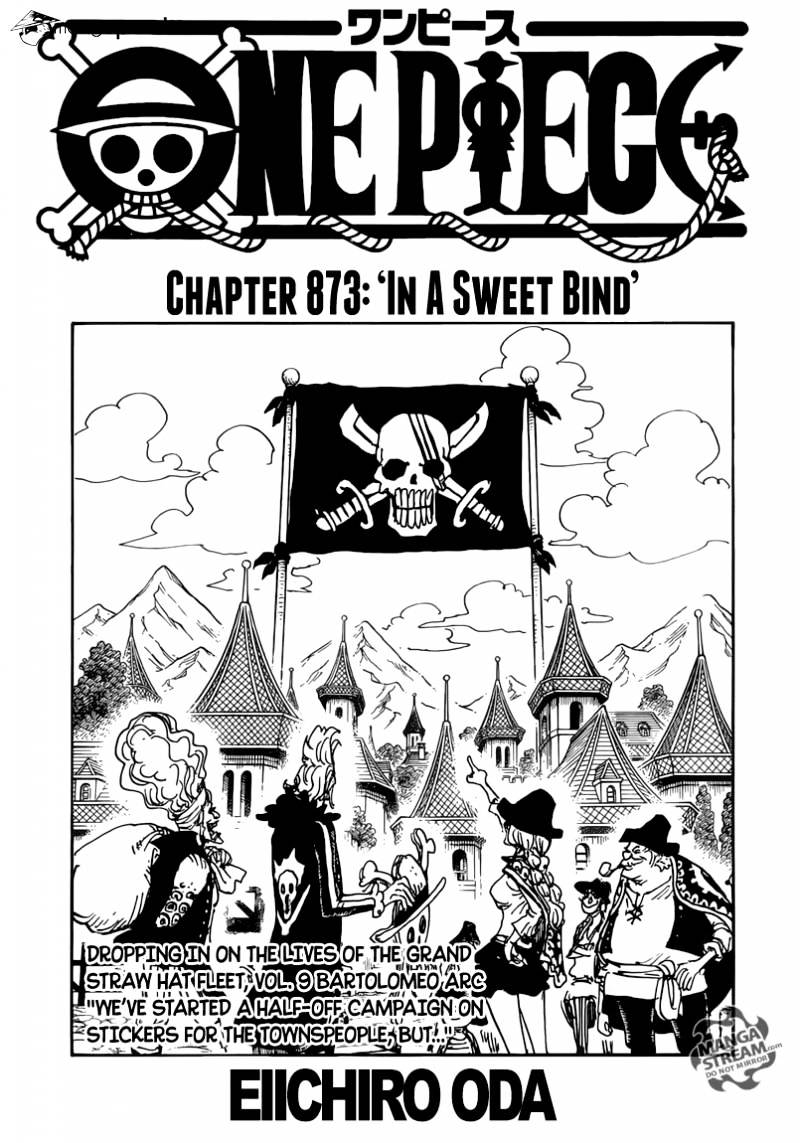 One Piece Chapter 873 : In A Sweet Bind - Picture 1