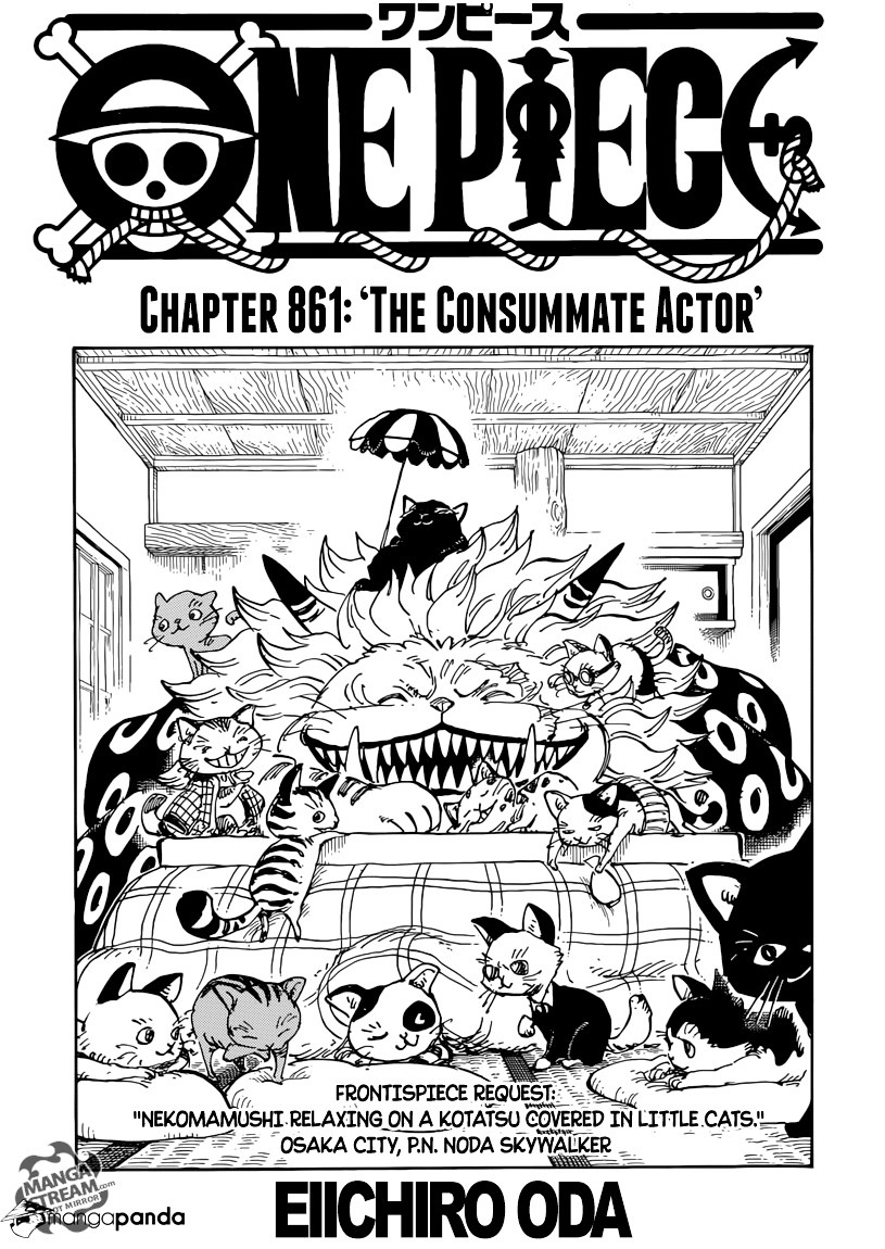 One Piece Chapter 861 : The Consummate Actor - Picture 1