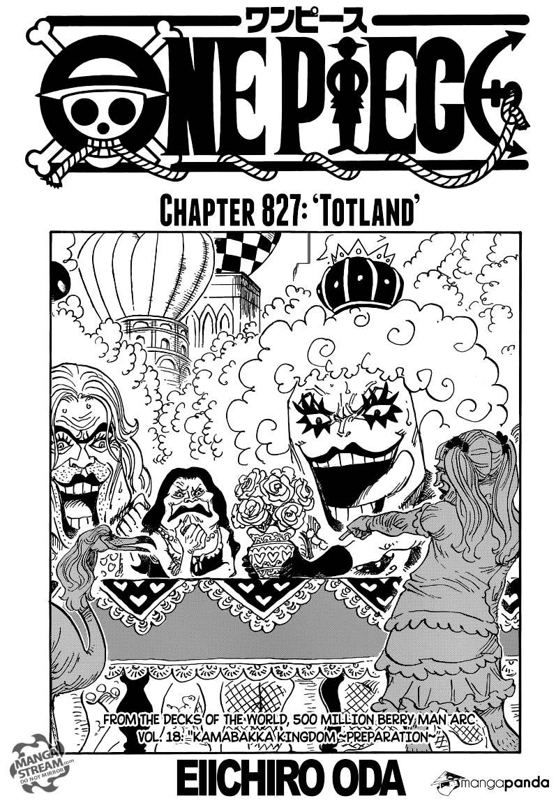 One Piece Chapter 827 : Totland - Picture 1