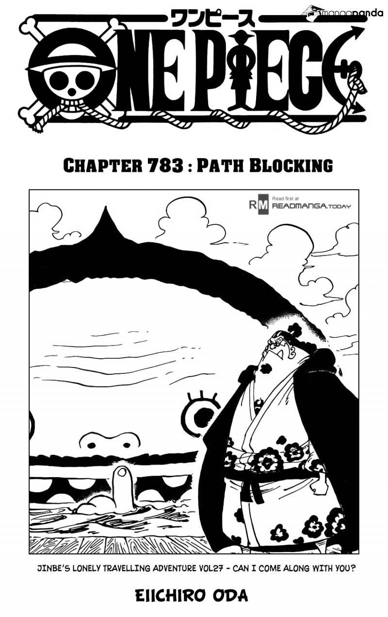 One Piece Chapter 783 : Path Blocking - Picture 1