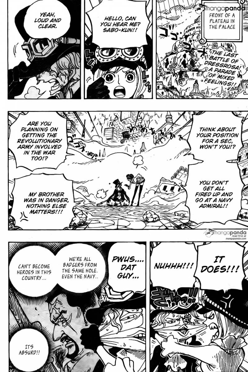 One Piece Chapter 760 : The Same Stakes - Picture 3