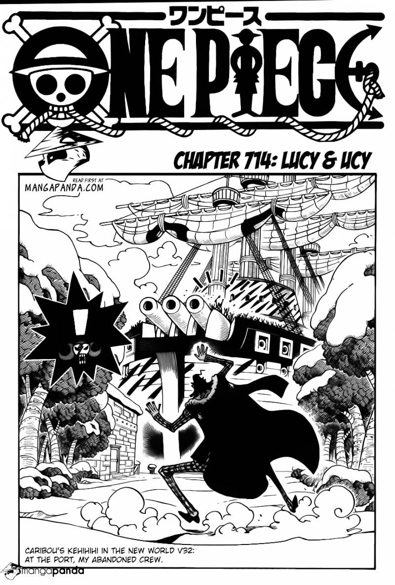 One Piece Chapter 714 : Lucy & Ucy - Picture 3