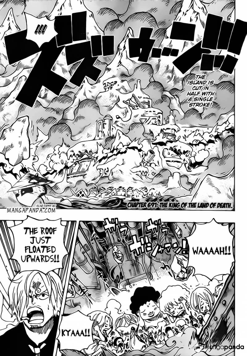 One Piece Chapter 691 : The King Of The Land Of Death. - Picture 3