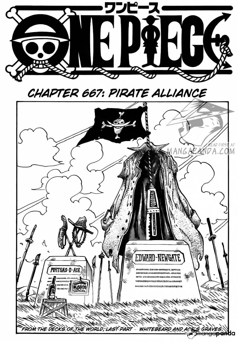 One Piece Chapter 668 : Pirate Alliance - Picture 1
